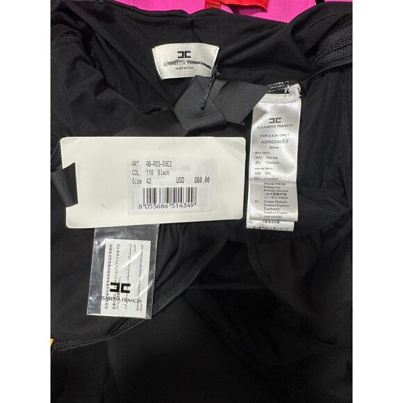 Elisabetta Franchi Red Carpet Crêpe Jersey Column Gown IT42/US6 $860 - Picture 12 of 12